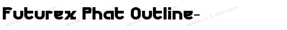 Futurex Phat Outline字体转换